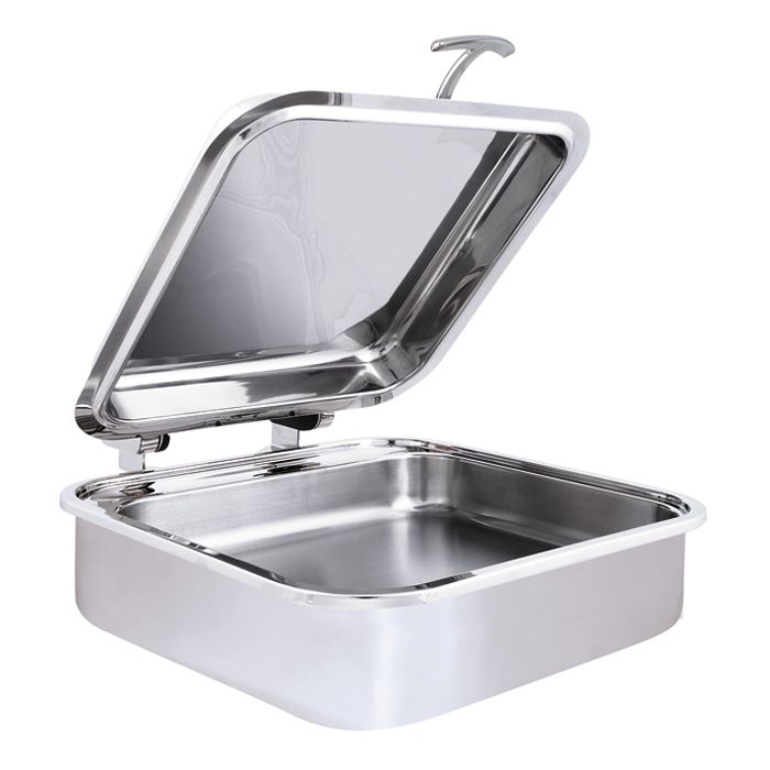Spring USA&reg; Rectangular S/S  Buffet Server with Chrome Accents