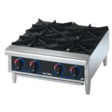Star&reg; Mfg Star-Max&reg; Gas 4-Burner 24" Hot Plate