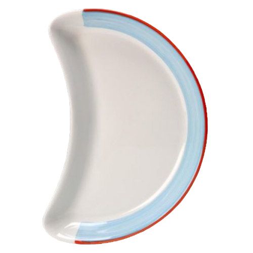 Steelite Simplicity Rio Blue 8" Crescent Salad Plate