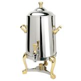 Eastern Tabletop S/S 3 Gal. Freedom Coffee Urn with Brass Accents