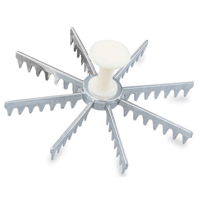Vollrath Cast Aluminum 8-Cut Pie Marker w/ Plastic Handle