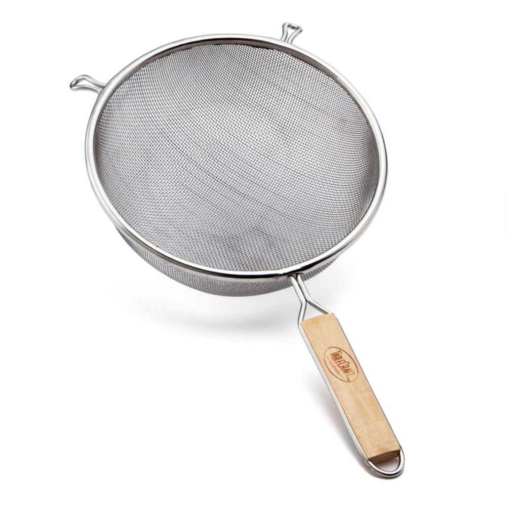 Tablecraft 8" Tinned Single Fine Mesh Strainer
