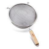 Tablecraft 8" Tinned Single Fine Mesh Strainer