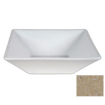 Bugambilia Deep Square Buffet Bowl, Granite Sand, 25-1/4 oz