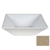 Bugambilia Deep Square Buffet Bowl, Granite Sand, 25-1/4 oz