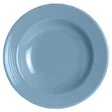 Steelite Anfora Tiffany Blue Lagoon 8 Oz. Rim Soup Plate / Bowl