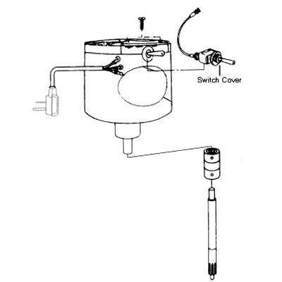 Bar Maid Red Toggle Switch Cover f/ Models A-200 / A-205 Glass Washers