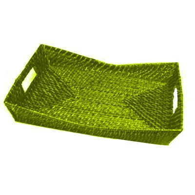 Front Of The House&reg; Chartreuse 15" Flare Tray