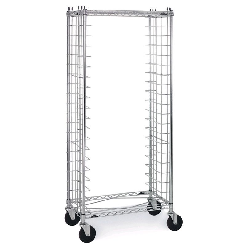 Metro&reg; Side-Loading Wire Bun Pan Rack w/ 1-1/2" Slide Space