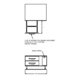 Randell&reg; 42" Freezer Counter Equipment Stand
