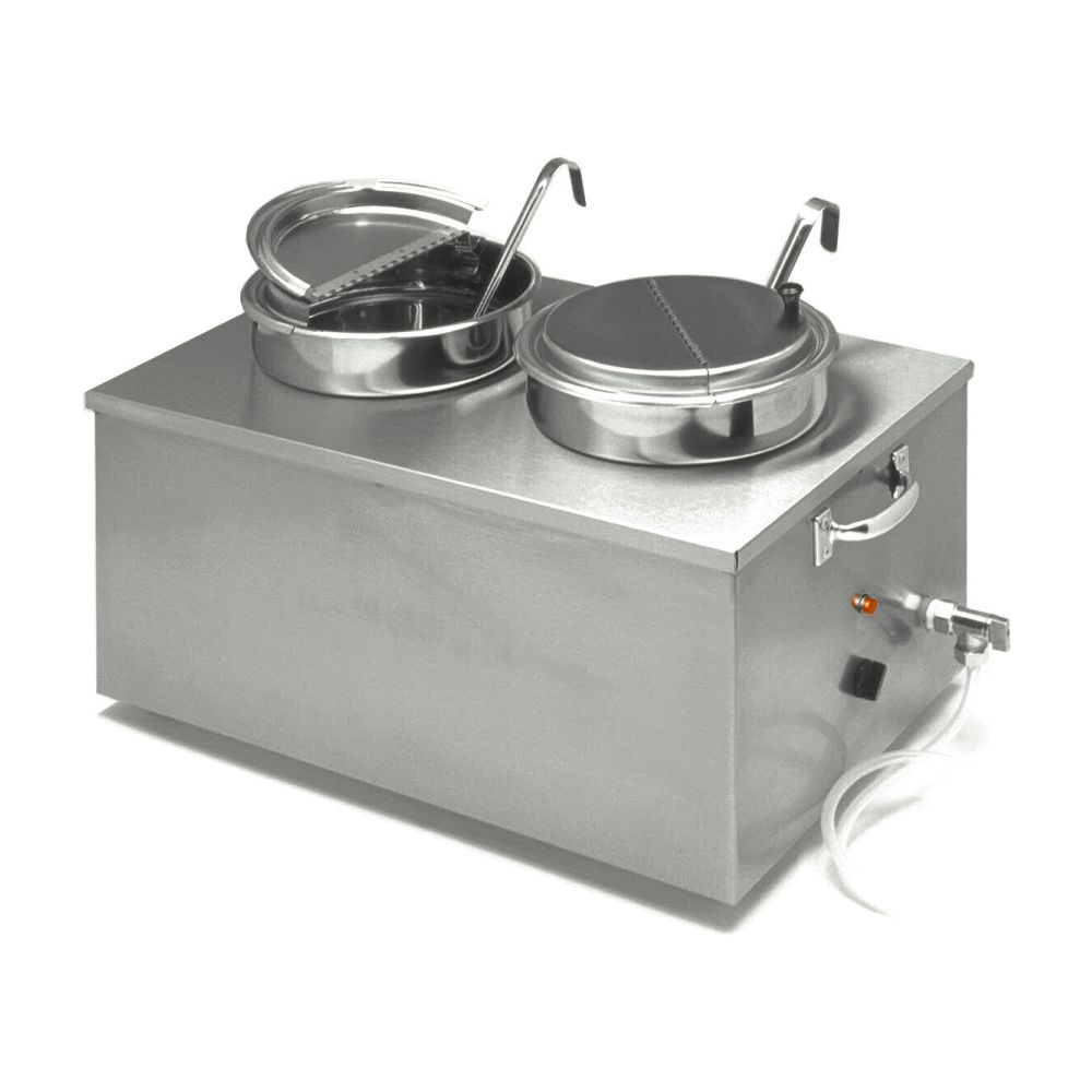 APW Wyott Full Size Food Cooker/Warmer Merchandiser, CWM-2A