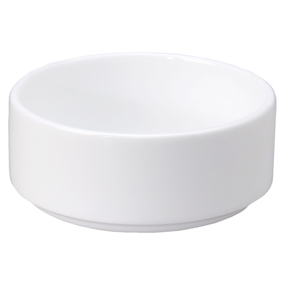 Vertex&reg; China Rubicon Undecorated White 8 Oz. Bouillon Bowl