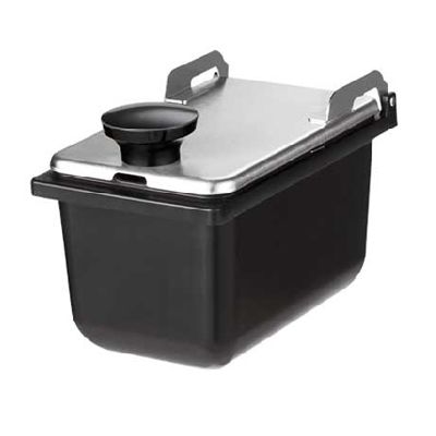 Server 1/9-Size Jar with Hinged Lid, 3-1/2&trade; Deep, 87228