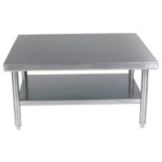Win-Holt&reg; S/S 24" x 28" Utility Machine Stand Table