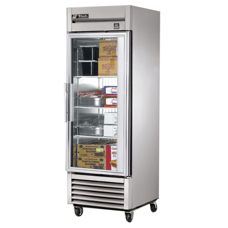 True&reg; Reach-In Glass Swing Door 23 Cu Ft Freezer