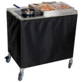 Cadco Mobile Stainless Steel Sampling Cart / Demo Cart, CBC-SDC