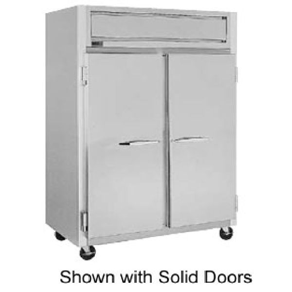 Randell&reg; Pass Thru Double Glass Door Refrigerator