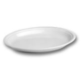 Hall&reg; China Bright White 19" x 14" Serving Bowl