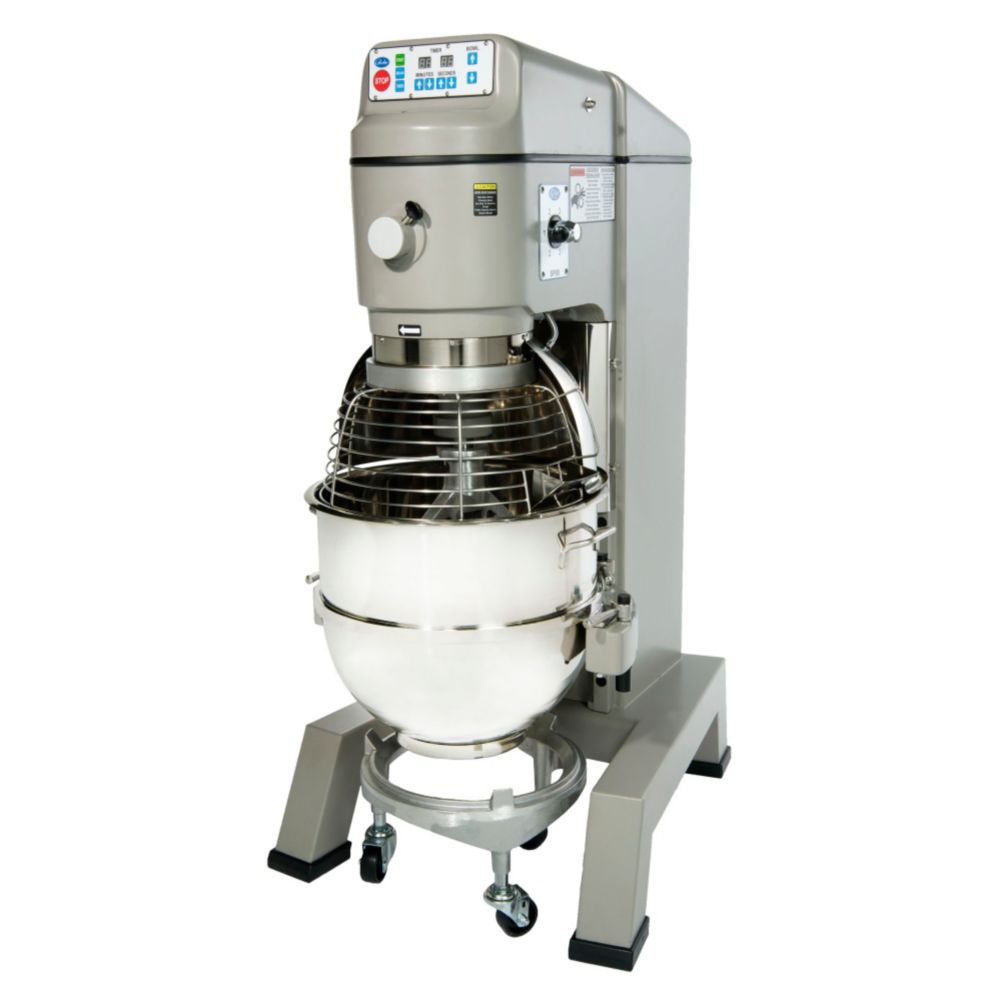 Globe Food 4-Speed 80 Qt Floor Model Planetary Mixer w/ Safety Guard