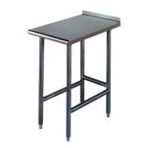 Standard 12in. x 30in. Rear Splash Equipment Filler Table, TFMS-120
