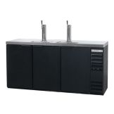 Beverage-Air 79" Black Draft Beer Cooler