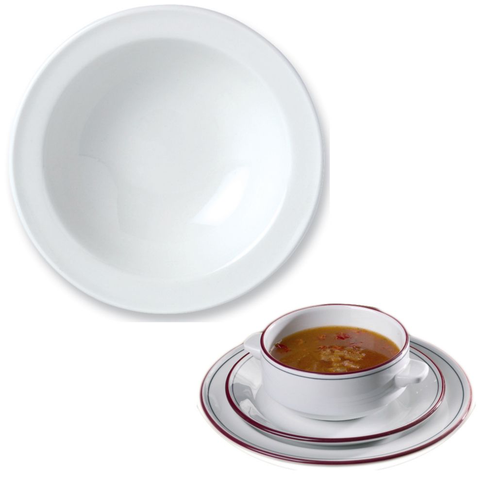 Steelite Performance Simplicity Cabernet 9 Oz Stone Rim Fruit Bowl