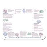 Dinex&reg; Healthy Diet Linen Embossed Cover for 15 x 20" Tray