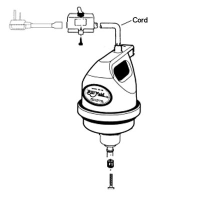 Bar Maid Cord w / Switch Assembly and GFCI for Model SS Glass Washers