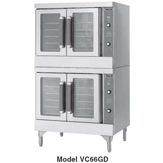 Vulcan Hart Double Deck S/S Gas Convection Oven