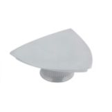 Bon Chef Pewter Glo 11 x 4 H Triangular Pedestal Plate