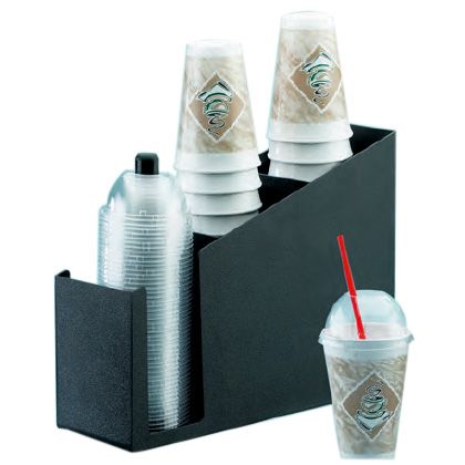 Cal-Mil&reg; 15.5" x 5" x 12&quot: Cup/Lid Organizer