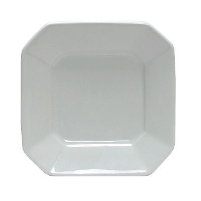 Tuxton&reg; 7" Porcelain White Octagon Plate