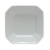 Tuxton&reg; 7" Porcelain White Octagon Plate