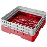 Cambro Camrack&reg; Full Size Base Rack w/ 2 Extenders, Red