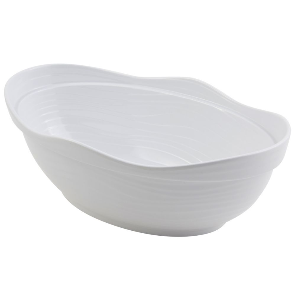 Bon Chef White Oval 18 x 11 x 6 Euro Bowl