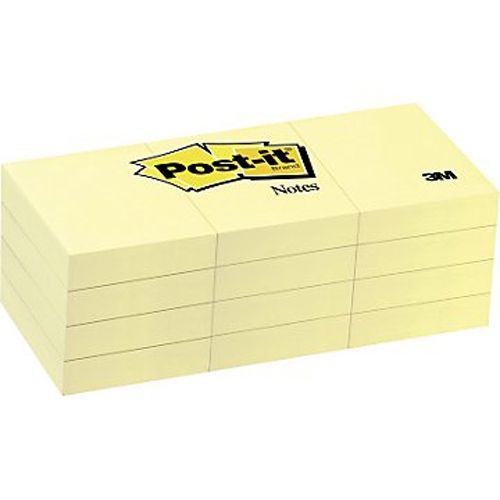 Yellow Note Pad, 1-1/2" x 2"