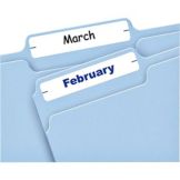 White File Folder Label