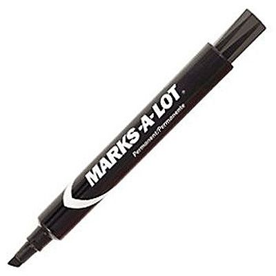 Large Black Chisel Tip Marker