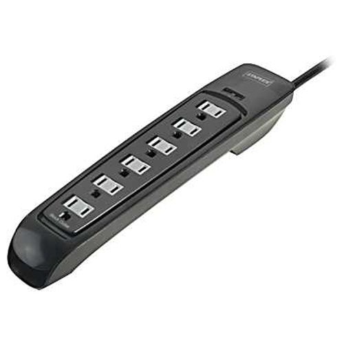 Surge Protector Power Strip w/ 6 Outlets and On/Off Switch