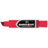 Permanent Red Chisel Tip Marker
