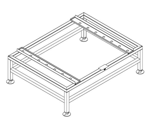 Alto-Shaam&reg;14-3/16" S/S Stationary Stand for 12-18ESG
