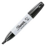Black Chisel Tip Sharpie Marker