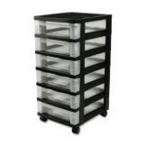Granite Frame Wide Organizer w/ 6 Drawers