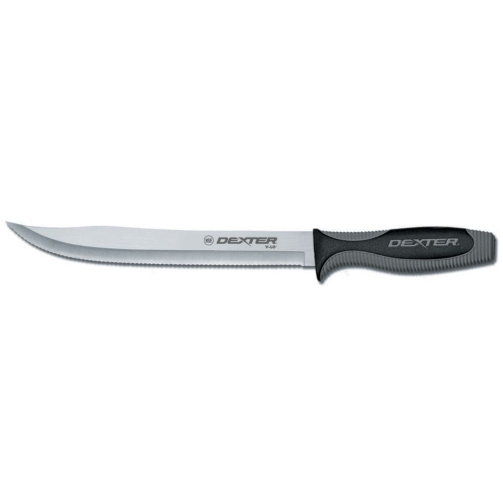 Dexter Russell V-lo&reg; 9" Scalloped Utility Slicer
