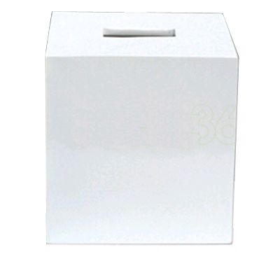 New York Tissue Box, Snow, 5.25"