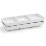 Front Of The House&reg; Sampler&trade; Three 1 Oz Compartment Dish