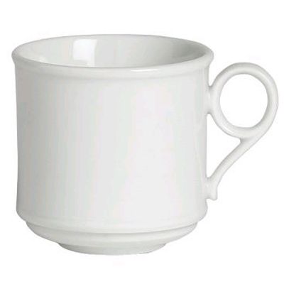 Steelite Rene Ozorio Argento&trade; White 4 Oz A.D. Coffee Cup