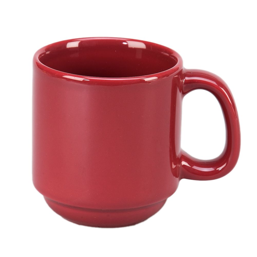 Vertex&reg; Vista Collection Burgundy 10 Oz Stackable Summit Mug