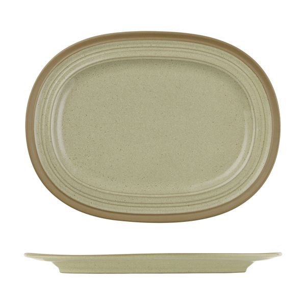 Churchill Igneous 12&frac12;" Oval Plate