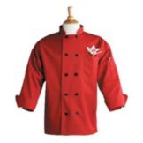 Uncommon Thread Red 2X-Large Chef Coat w/ Thermometer Pocket